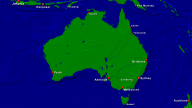 Australia Towns + Borders 1920x1080